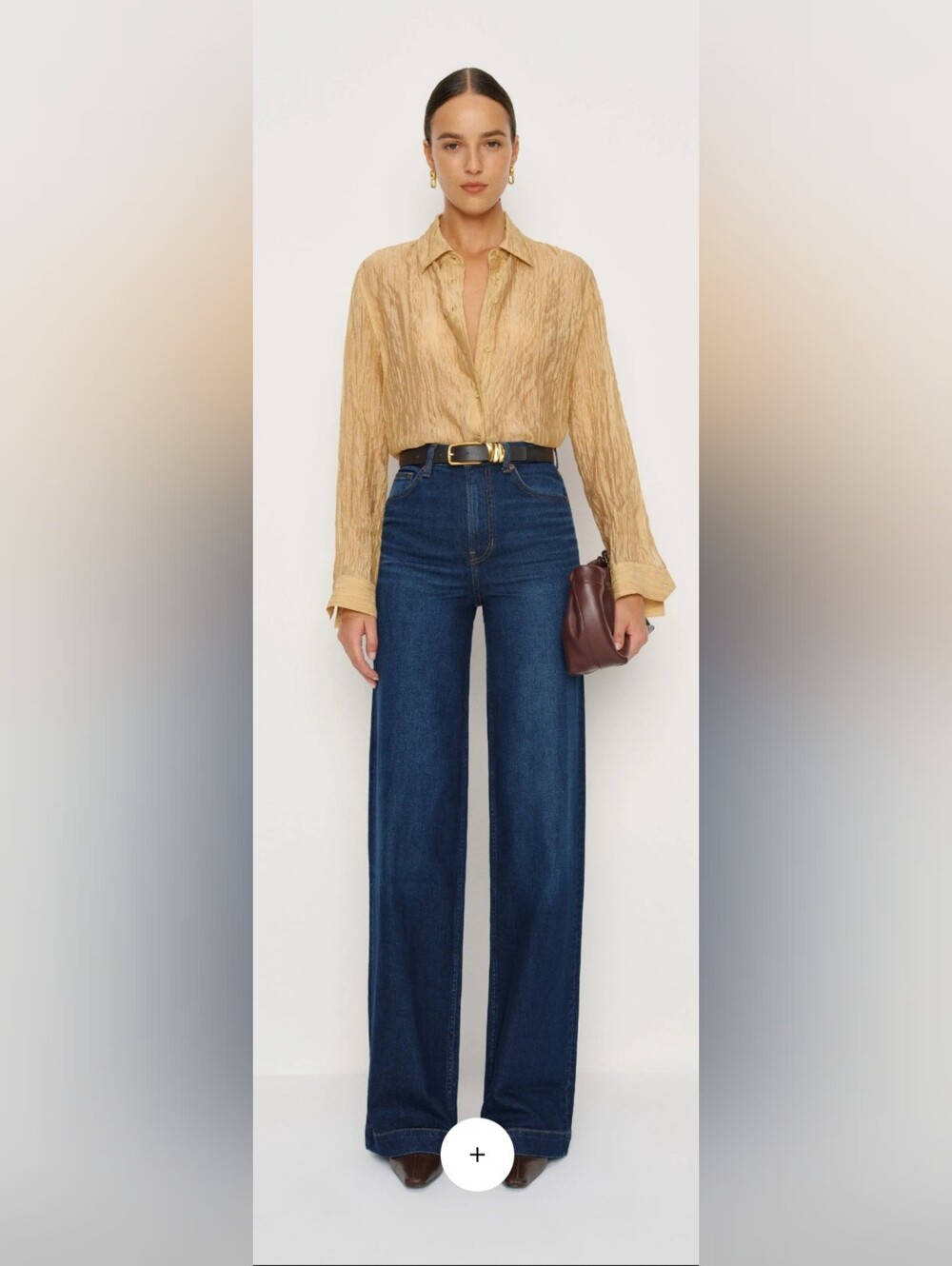 REFORMATION BEX Super Stretch High Rise Wide Leg Women's Jeans. Size 30. NWT!